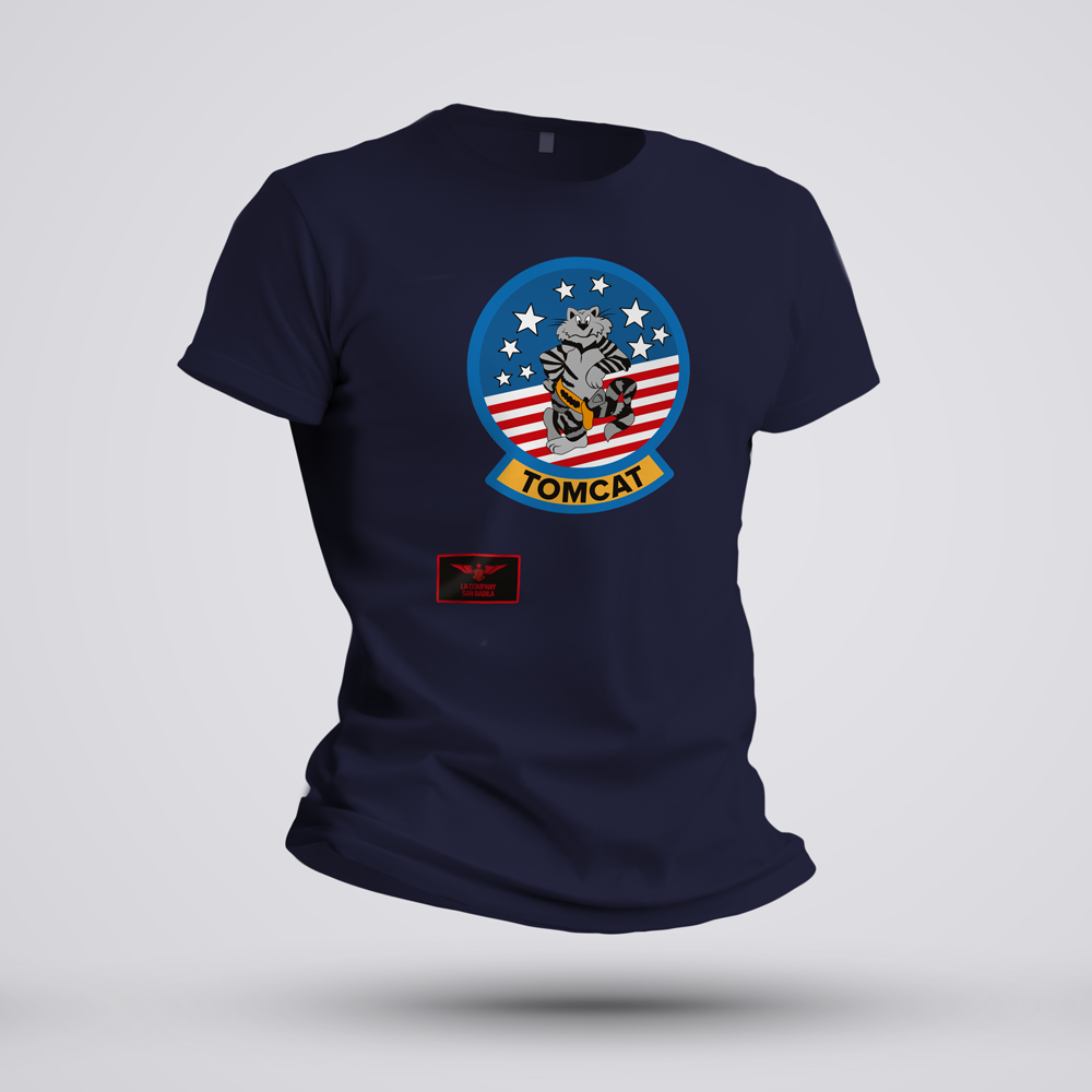 Maglietta TOP GUN TOMCAT blu